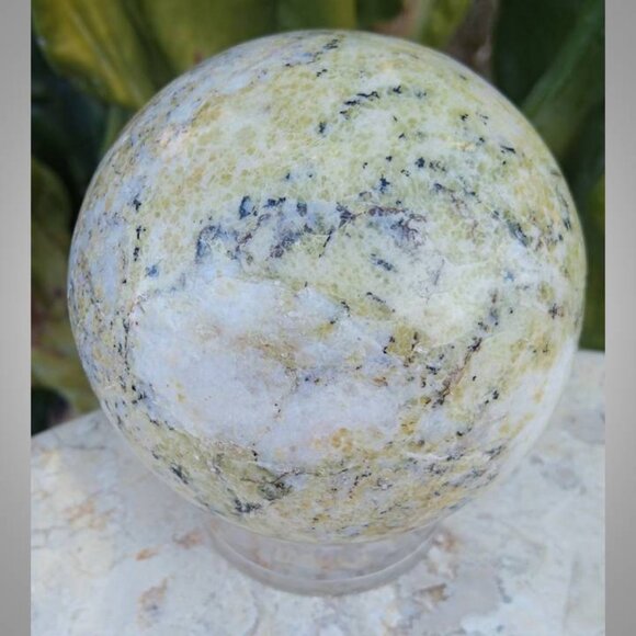 70mm serpentine sphere with dendrite 02 clarity focus problem solving CHAKRA - Picture 3 of 8